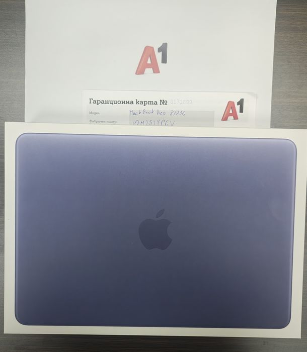 *** ЗАПЕЧАТАН 256GB Лаптоп MacBook Neo Гаранция А1 2028 г. Blue/Син