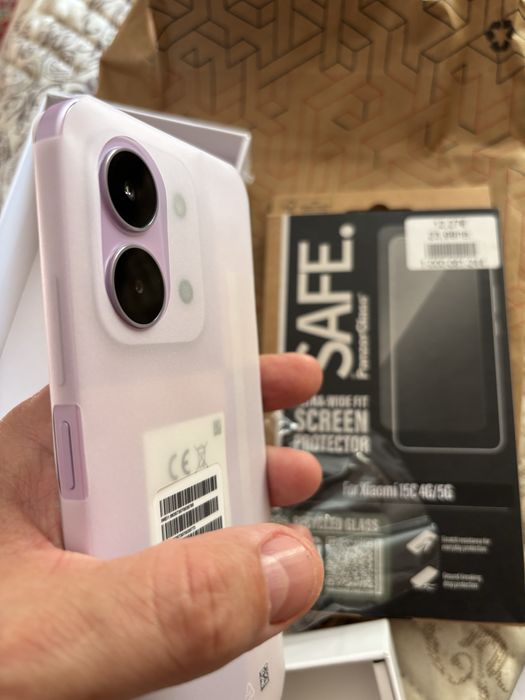 Redmi 15C+ кейс+ протектор+ 3 г гаранция