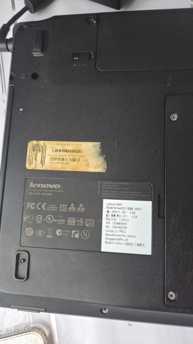 Ноутбук Lenovo  рабочий G565