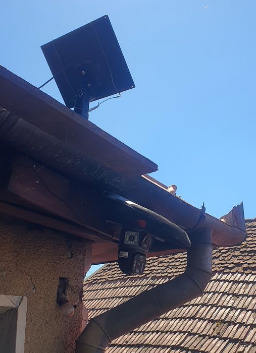 Cameră Video Triplă Supraveghere, 4G, Panou S., 12 Mp., 2026