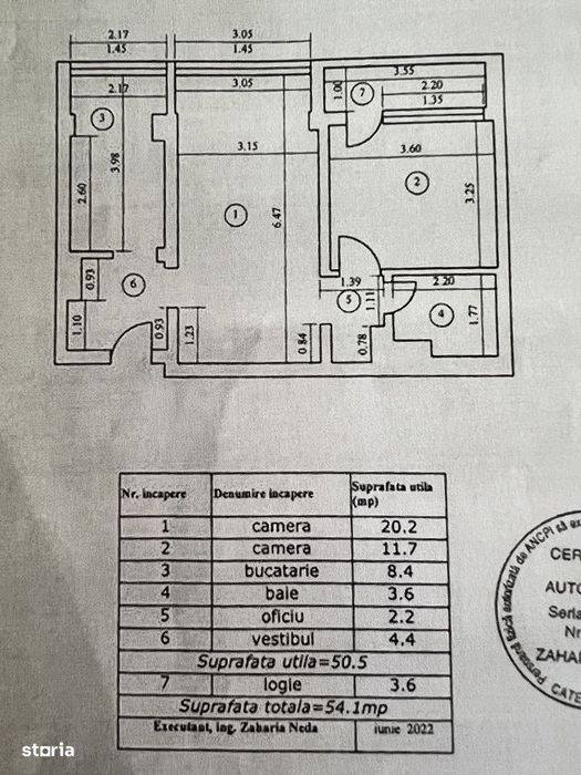 Ștefan Cel Mare, 2 Camere, Semimobilat, Et. 1