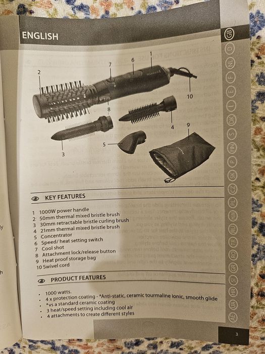 Perie rotativa Airstyler Volume & Curl Remington