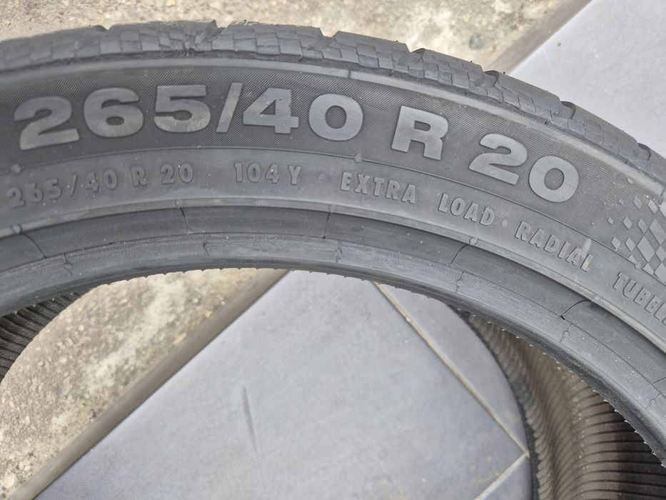 265 40 20  Anvelope de vară Continental