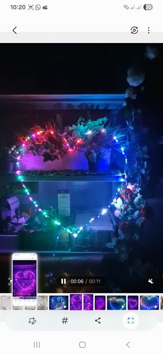 Гирлянда лента 10м