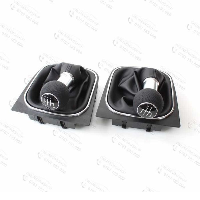 Nuca piele perforata S-line sau mahon pentru VW Golf 5, Golf 6, Jetta