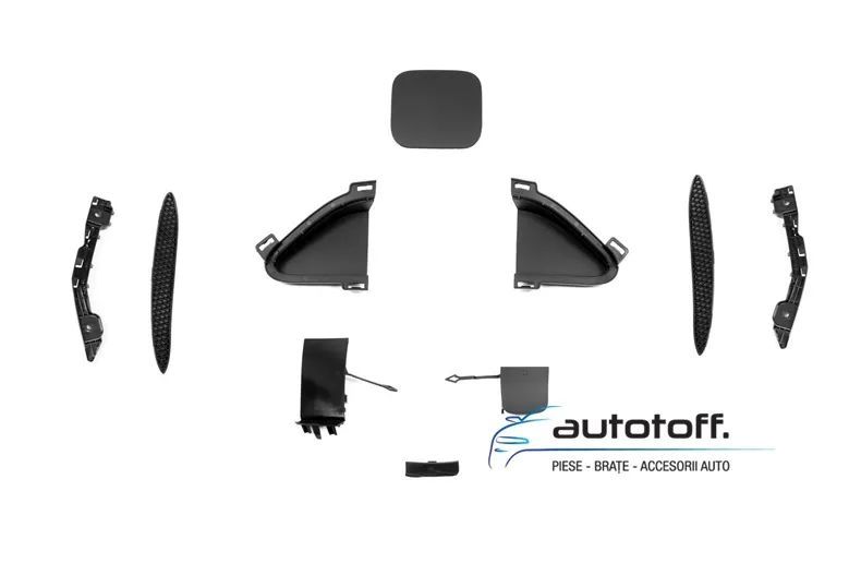 Pachet exterior compatibil Mercedes GLE W167 SUV (19-23) GLE63 Black Design