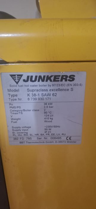 Centrala termica lemn 35kw