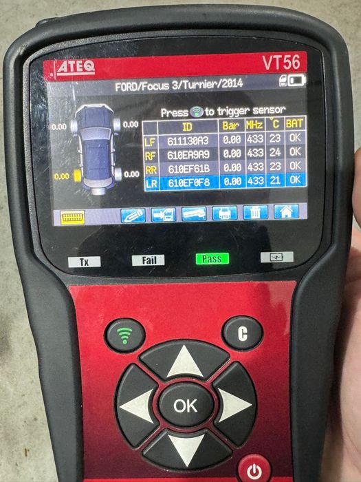 Senzori presiune roti