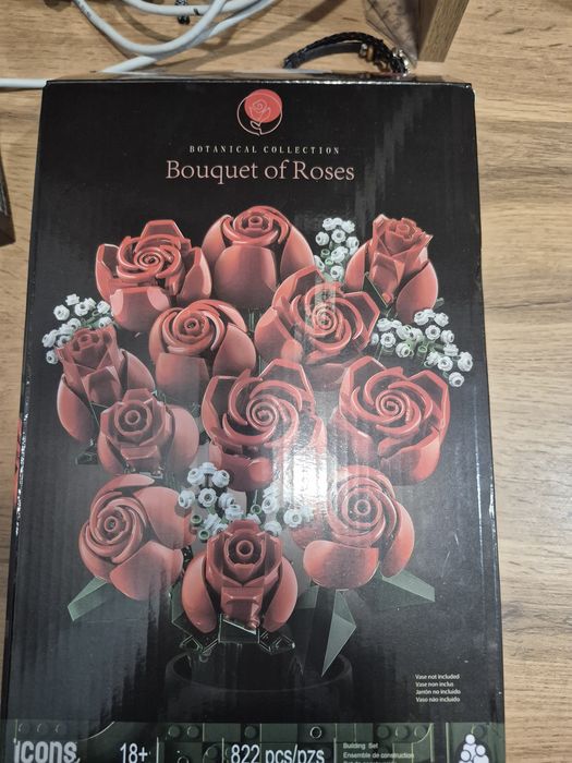 lego flowers/лего цветы букет роз