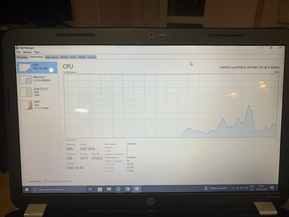 Лаптоп hp pavilion g6 500gb