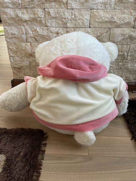 Vand ursulet de plus alb 70-75 cm