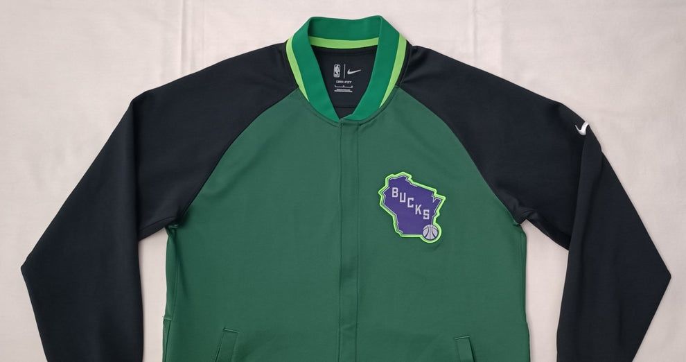 Nike DRI-FIT NBA Milwaukee Bucks Therma Sweatshirt горнище L Найк