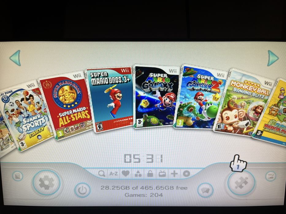 Nintendo Wii Modded (negotiable) with 200+ games