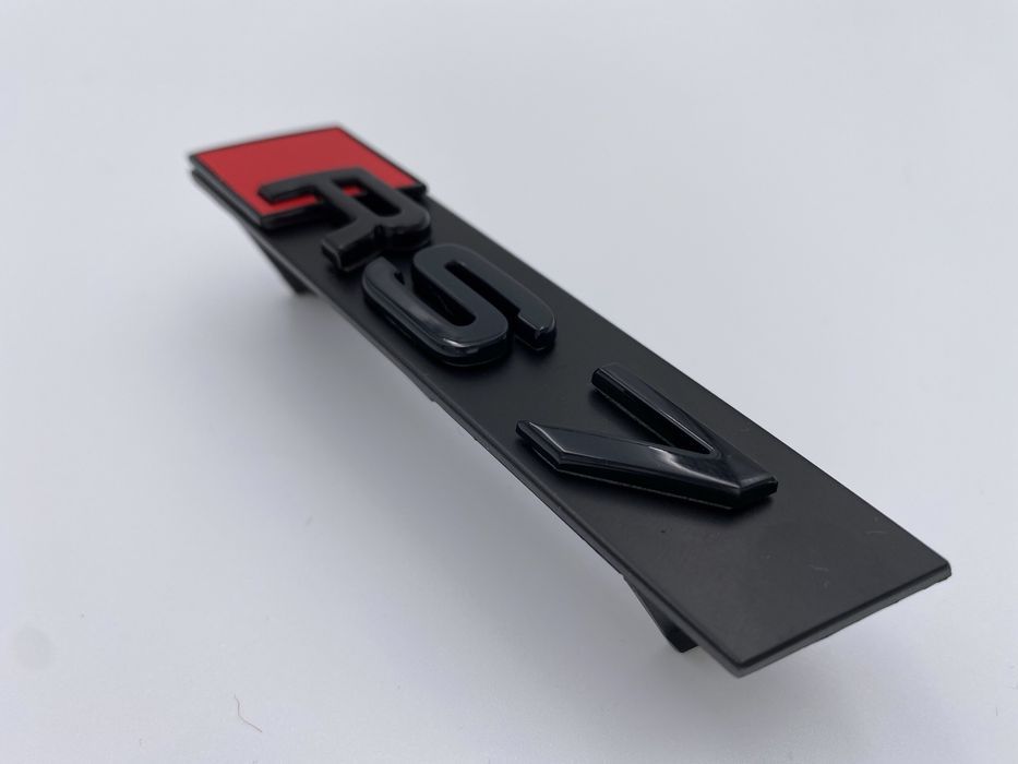 Emblema Audi RS 7 grila negru