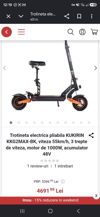 Trotineta electrica