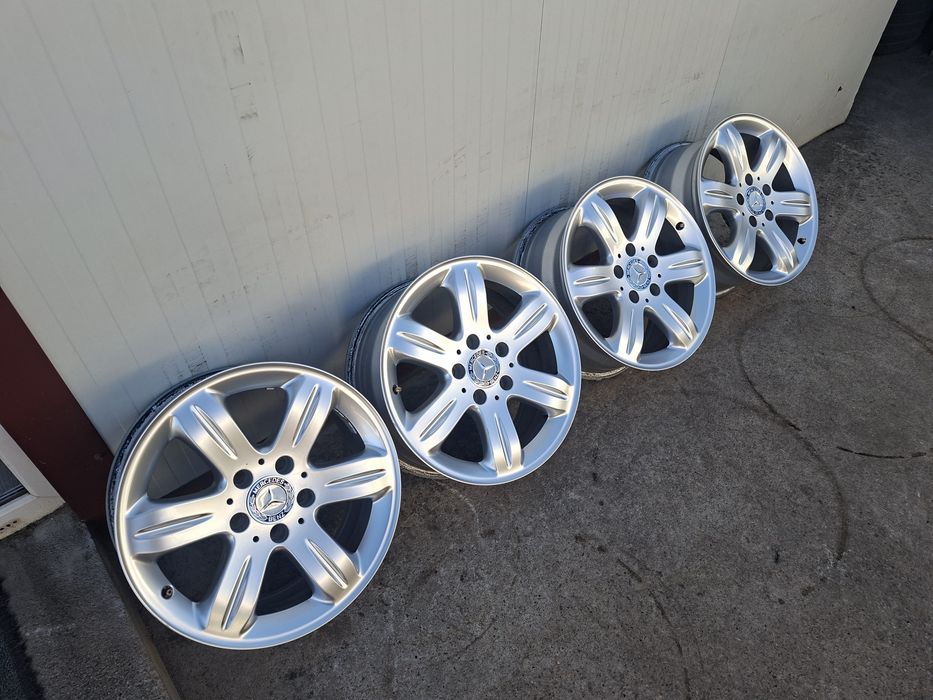 Set jante din aluminiu originale r16 / Mecedes Vw Skoda Seat / 5x112 / ET 33
