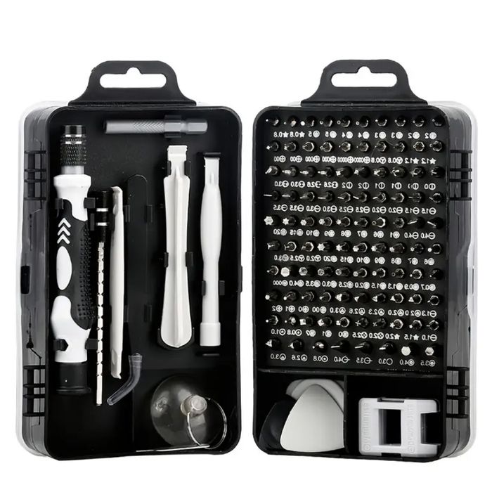 115 в 1 комплект инструменти / отверки