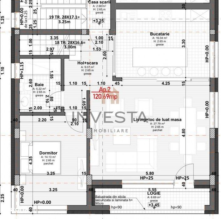 Apartament 4 camere in imobil tip vila,121.74 mp utili + terasa 28 mp!
