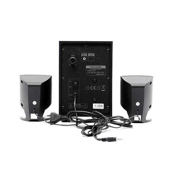 Колонка Microlab M-108BT 2.1 — Мощный звук, Bluetooth 5.0