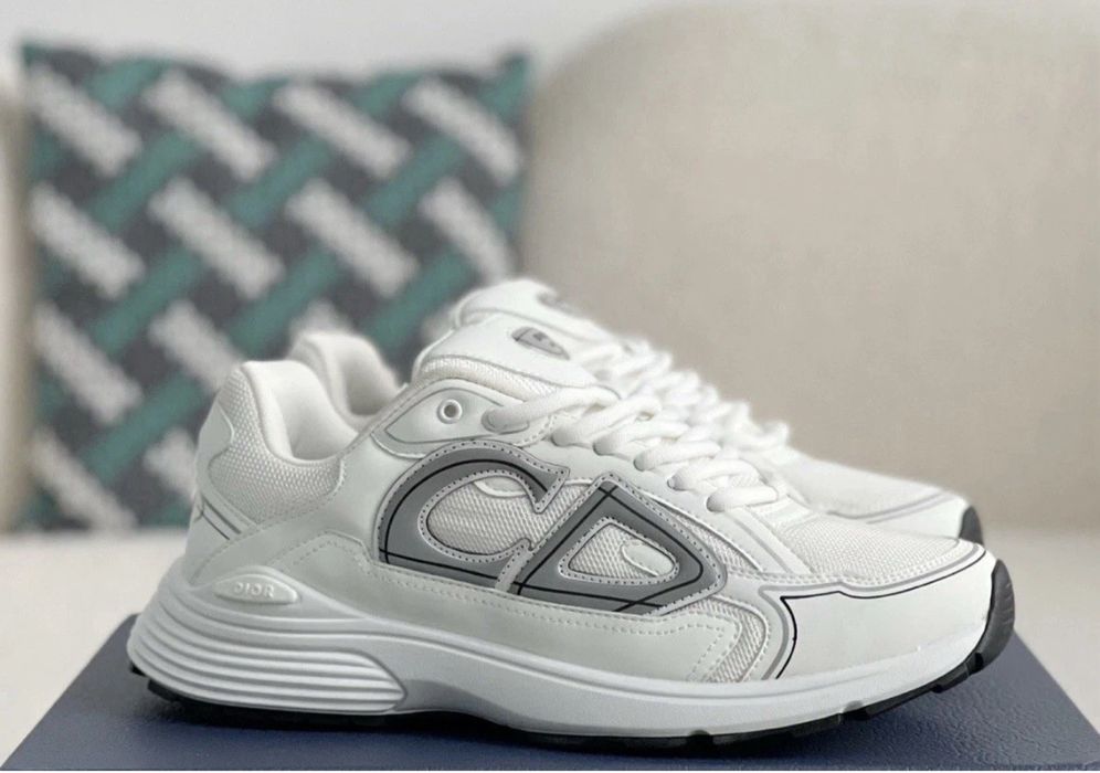Dior B30 White Low Adidasi Sneakers - Stoc Limitat