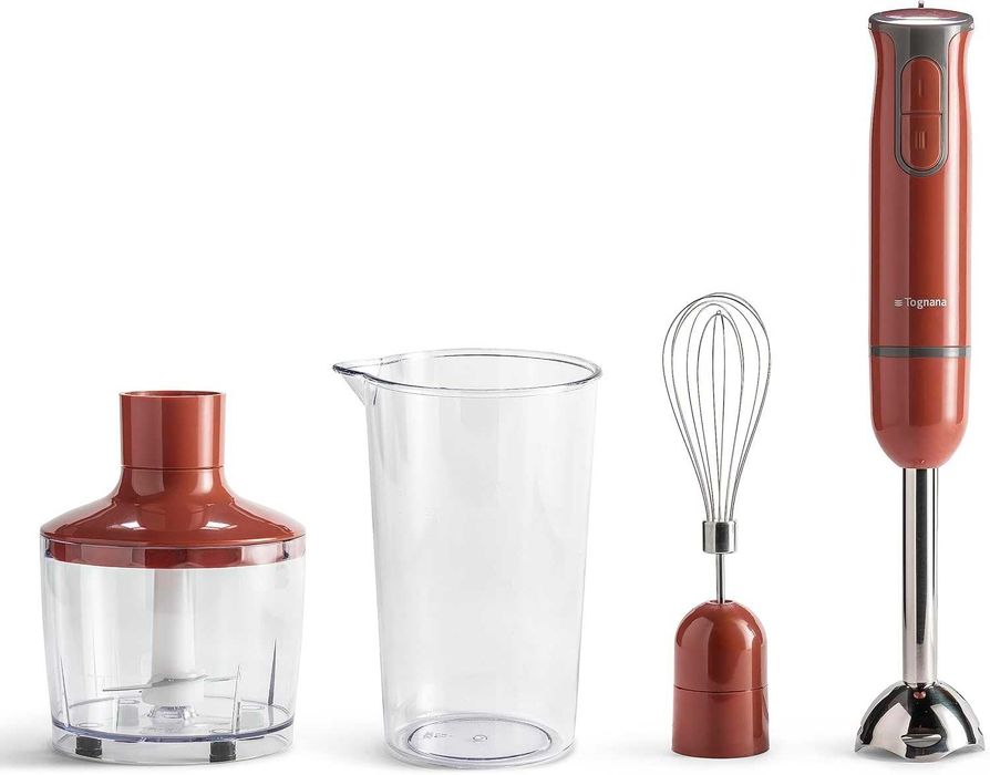 Ръчен блендер Tognana Iridea с бъркалка, чаша 600 мл и чопър 500 мл