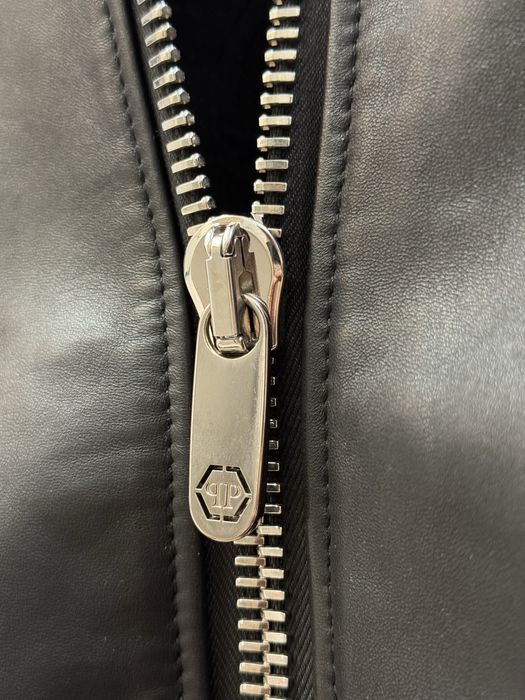 Кожаная куртка PHILLIPE PLEIN