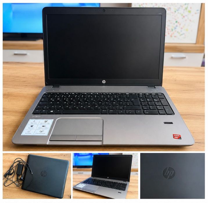 HP ProBook 455 G1 + оригинално зарядно | Работещ и готов за употреба