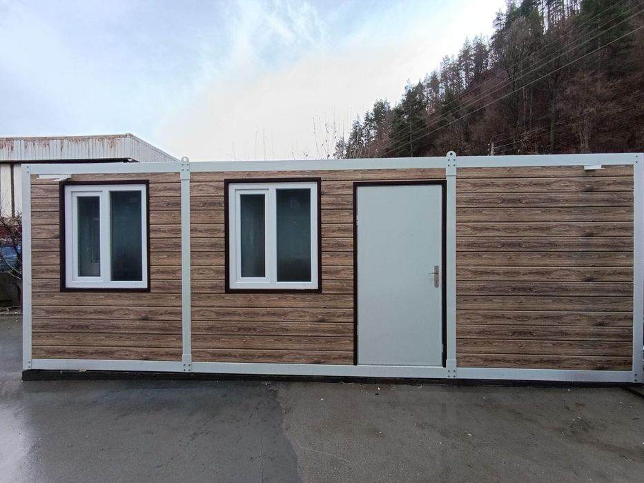 Промо жилищни контейнери 33кв.м вила павилион бунгало сглобяема къща
