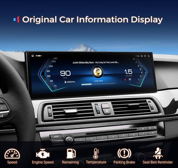 XTrons 14.9 монитор 2К на BMW f10