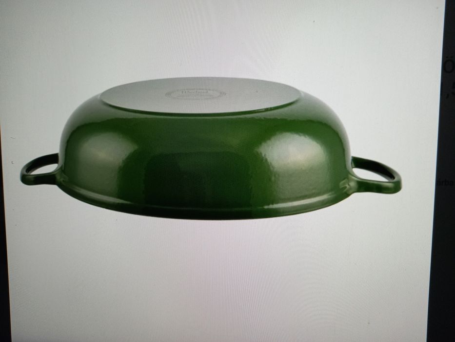 Cratiță fontă emailată 31,5 cm x 8,5 cm