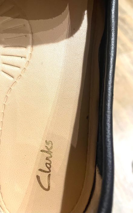 Мокасини Clarks естествена кожа