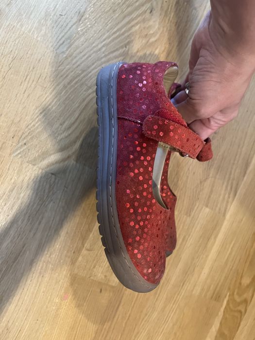 Balerini Rosii de piele nr 29