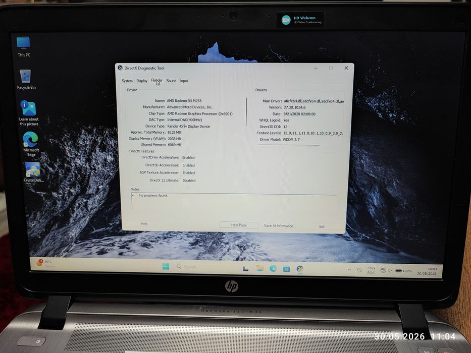 Laptop HP ProBook 450
