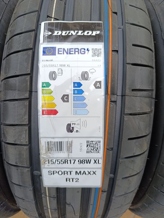 Нови гуми DUNLOP 215/55/17 Sport Maxx RT 2 БОРД