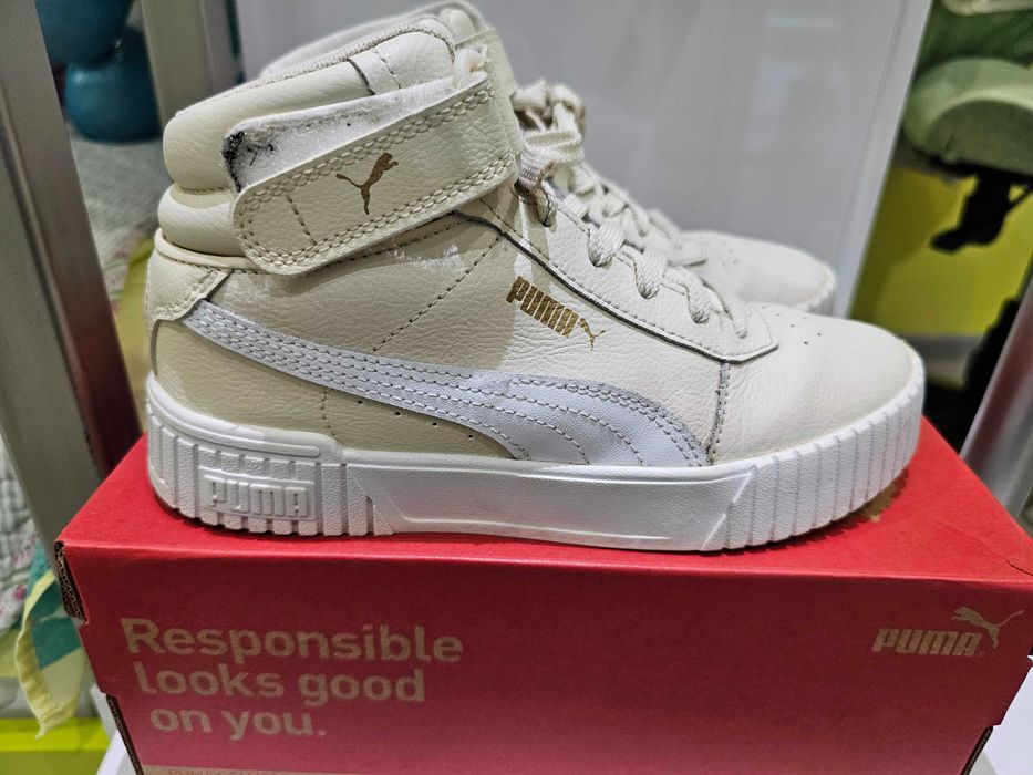 Детски ботуши 36 номер и PUMA 37 номер за момиче