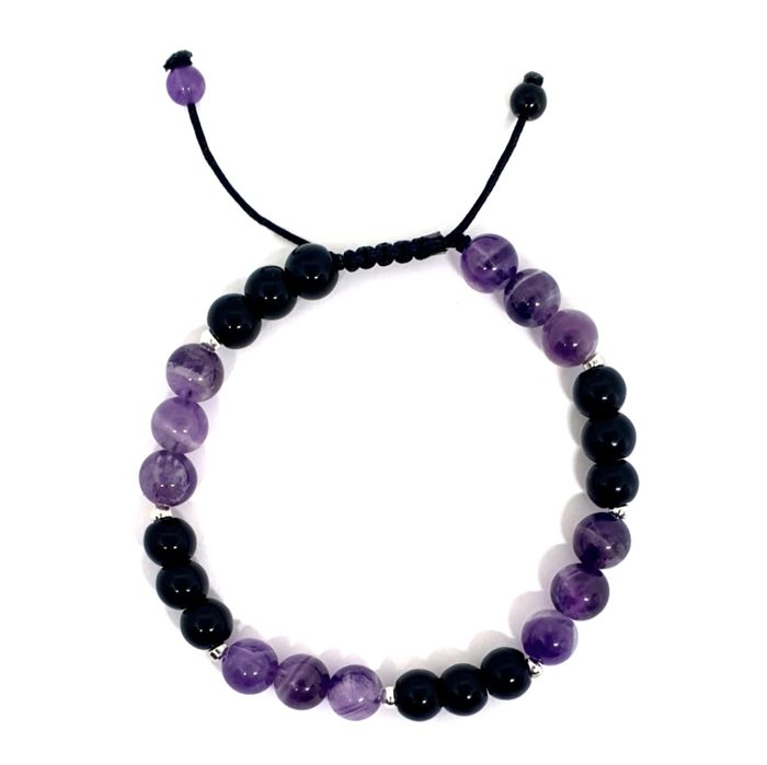 Set 2 bratari ametist si onix