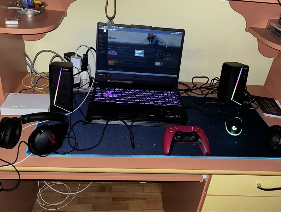 Laptop asus tuf gaming + setup