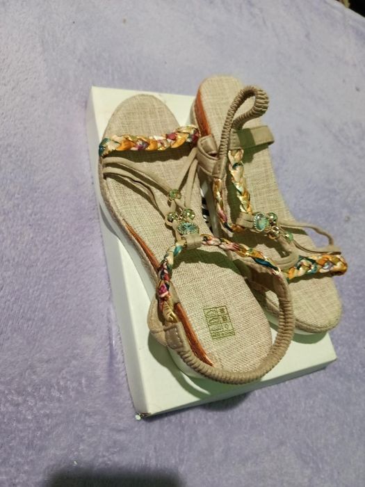 Sandale damă multicolor