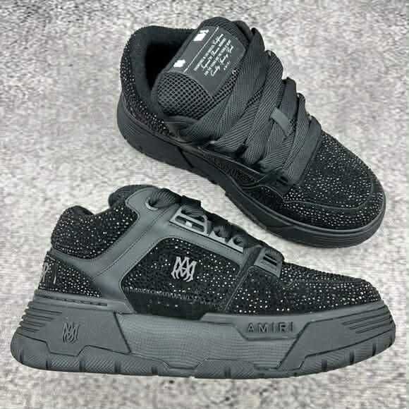 Adidasi AMIRI MA-1 Full Black Crystal