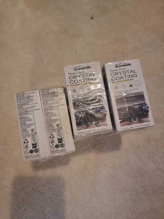 Solutie pentru restaurarea plasticului auto Crystal Coating set de 2