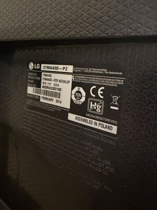 Телевизор LG 27 инча LED за 47 евро