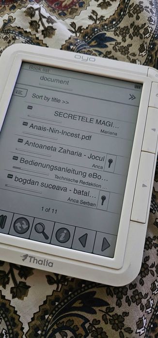 ebook reader oyo thalia