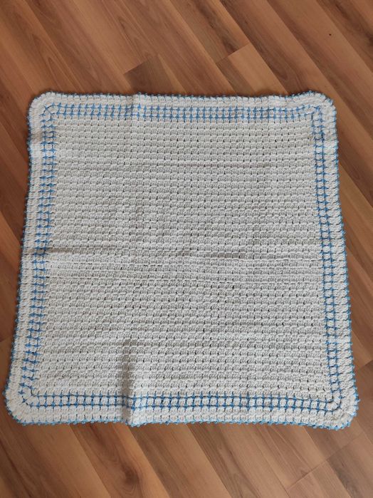 10 лв ПРОМОЦИЯ!:НОВА бебешка плетена пелена 70/70 см