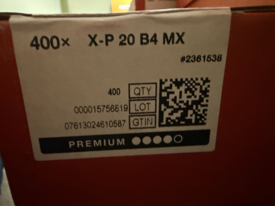 Hilti BX4 Пирони за бетон