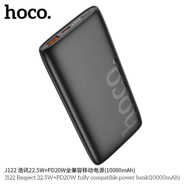 Hoco J122 Respect 22.5W+PD20W 10000mAh Power Bank & iPhone 16 Samsung