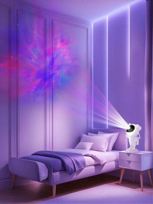 Детский ночник-проектор звездного неба Космонавт Доставка есть!