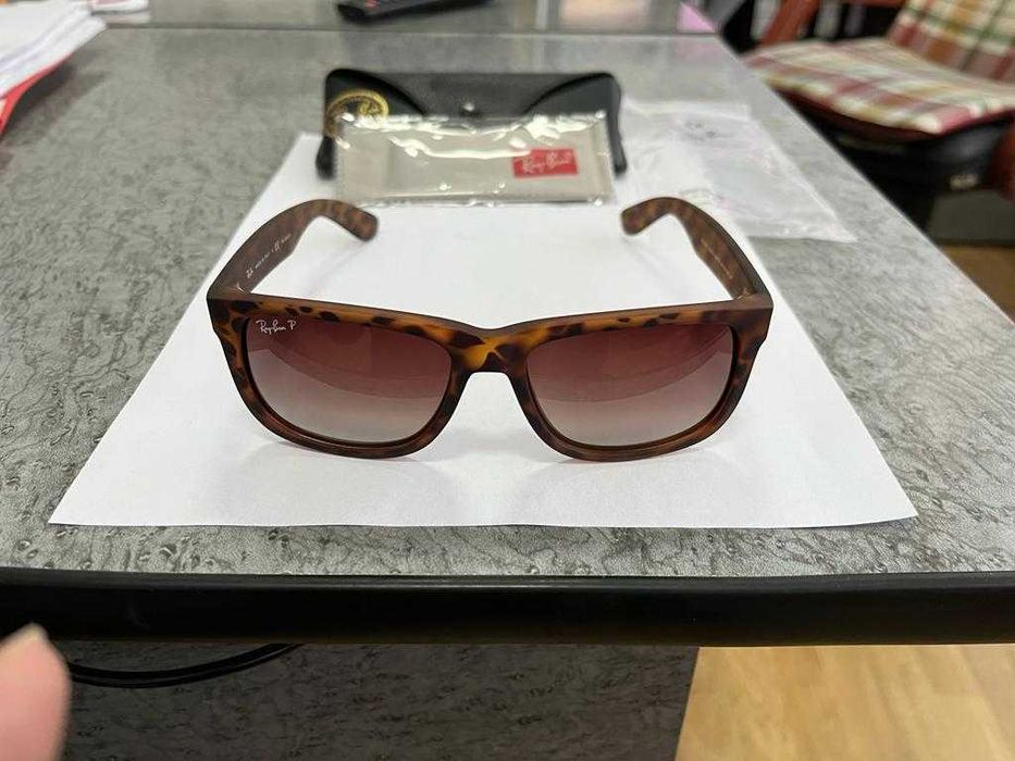 Ray-Ban Polarizati Justin RB4165 865/T5 ochelari de soare unisex