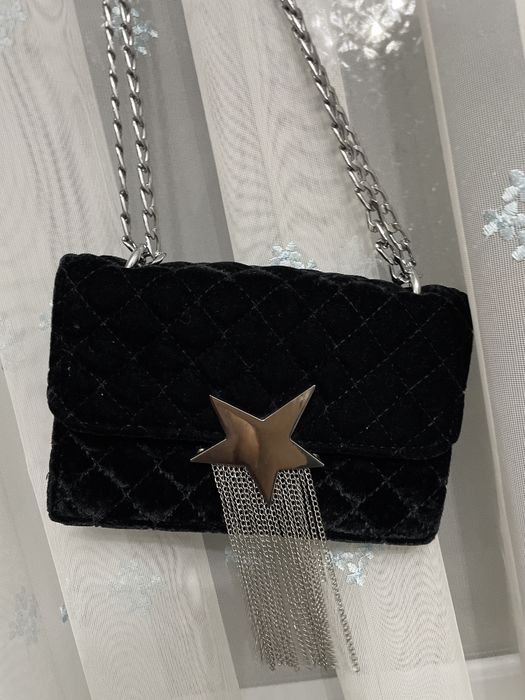 Вечерняя стёганая сумка