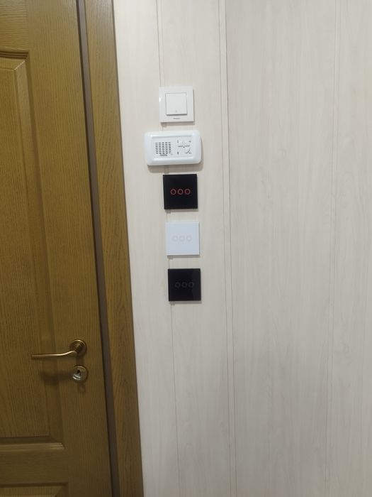 Сензорен ключ за осветление (стъкло), wi-fi, девиатори, димери, бойлер