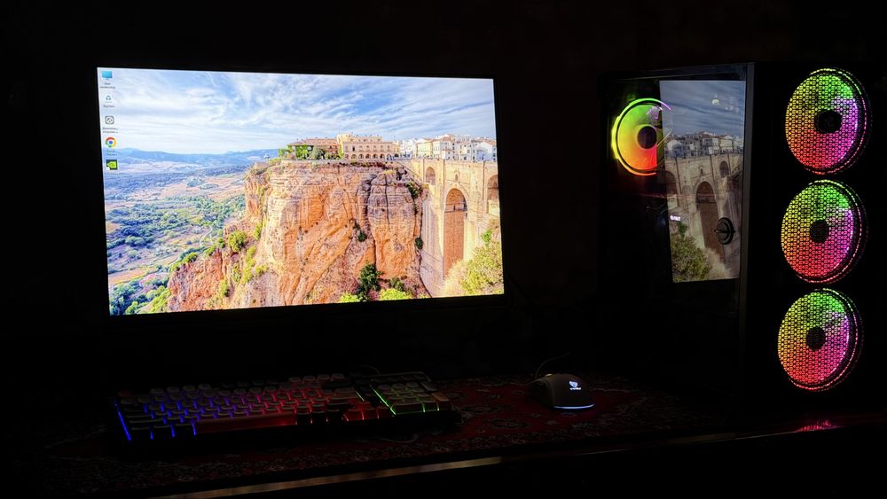 Gaming full setup , gaming kompyuterrtx 3050 8gb